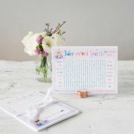 Search and Scramble Baby Shower Word Game